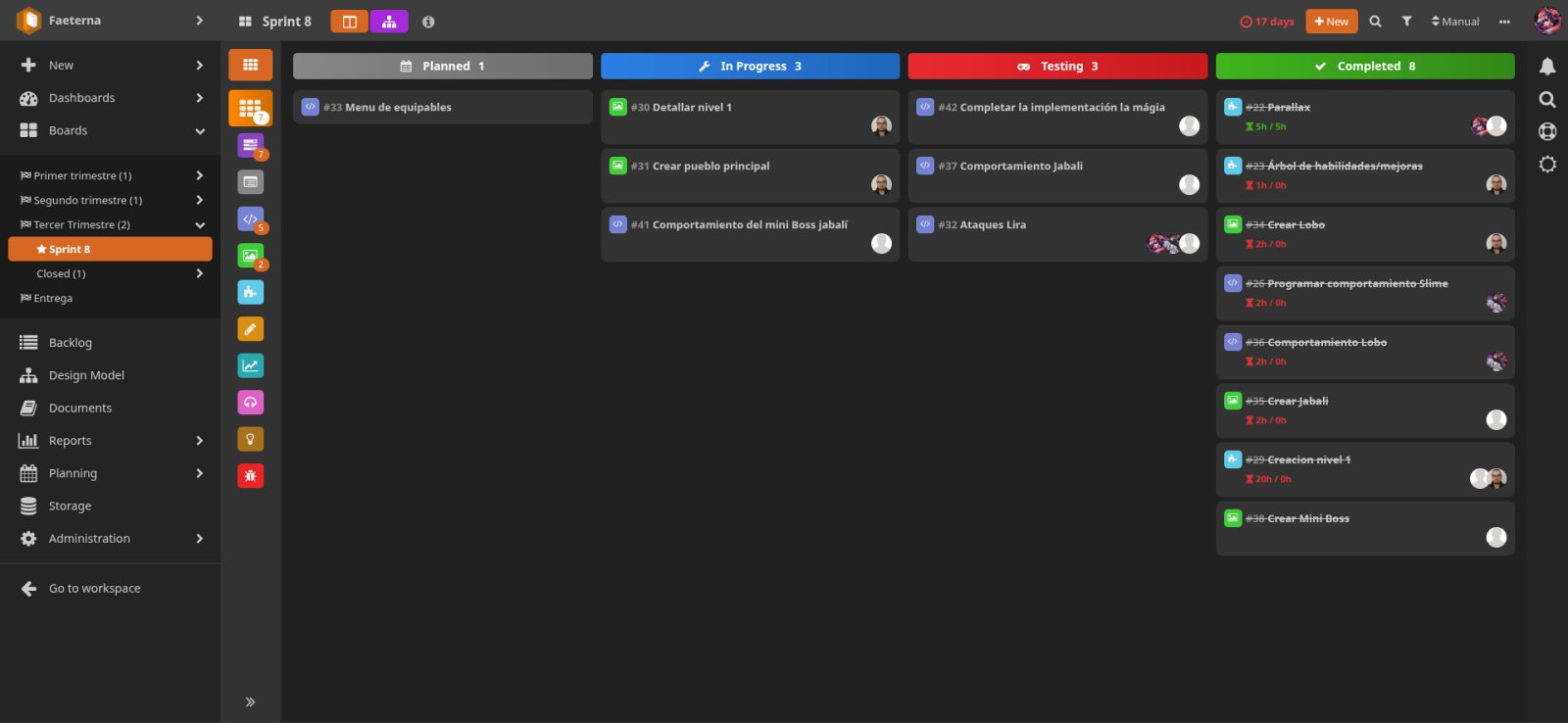 HacknPlan Sprint Demo